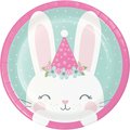 Creative Converting Bunny Party Dessert Plates, 7", 96PK 336051
